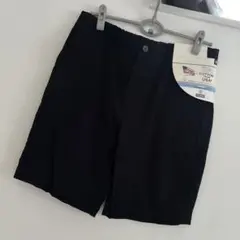 しまむら　CLOSSHI COTTON FROM USA ハーフパンツ　黒　Mのサムネイル