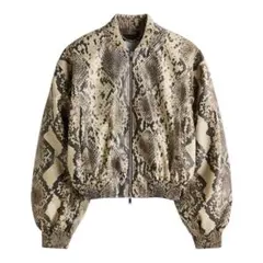 STELLAMCCARTNEY H&M スネークスキンフライトジャケット S - メルカリ