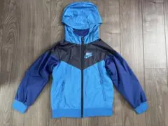 Nike フード付きウィンドブレーカー 青/黒