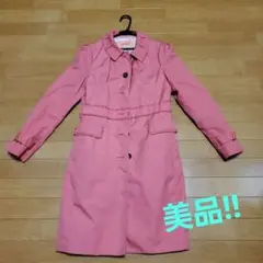 お値下げ‼️　美品‼️　スーナウーナ　コート　ピンクのサムネイル