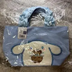 【新品未開封】サンリオ シナモロール フリルハンドル トートバッグ サガラ刺繍