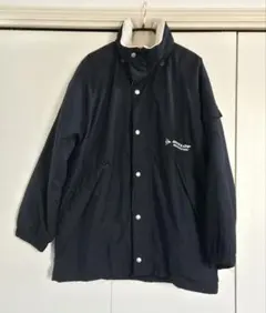 【DUNLOP】 中綿 ジャケット フルジップ フード付き　黒　M