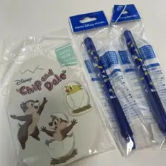 チップとデール 付箋とボールペンセット