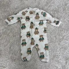 クマ柄ロンパース 95cm未満