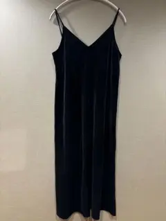 ユニクロ　UNIQLO ベロアキャミワンピース　サイズS