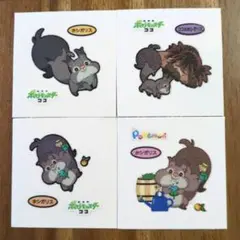 ポケモンパン　デコキャラシール　ホシガリス　ココ