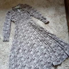 tocco closet　花柄長袖ワンピースМサイズ