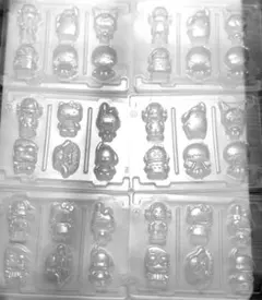 サンリオ なかよしシールグミ 型 6つセットAAABBB