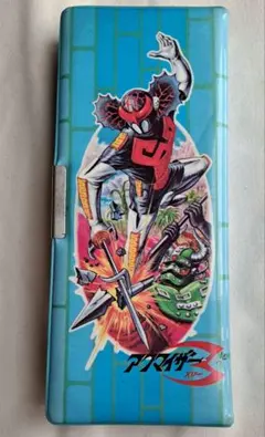 仮面ライダーSD ペンケース 缶ペン 筆箱 昭和レトロ 東映 石森プロ
