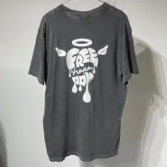y2k 天使　プリントTシャツ/L/ガーメントダイのサムネイル