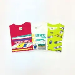子供服 男の子 新幹線 長袖 Tシャツ セット 120cm 新品 TG237