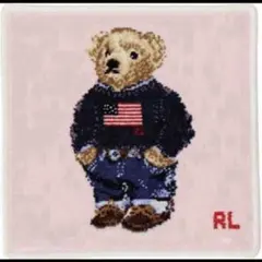 【新品】POLO RALPH LAUREN 　シェニール織りハンカチ　ピンク