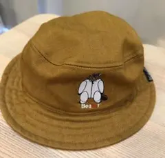 Columbia キッズ用ビーバー刺繍 バケットハット ブラウンのサムネイル