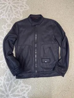 美品】ZARA MAN スエード調 トラッカージャケット ブラック - メルカリ