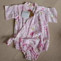 新品　サンリオ　キティーちゃん　女の子　ベビー　ロンパース浴衣のサムネイル