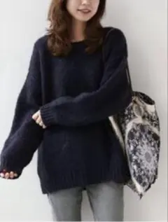 ロングニットプルオーバーのサムネイル
