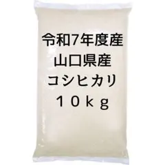 令和7年度産　山口県産（新米）10kgコシヒカリ　白米/玄米　農家直送　送料無料