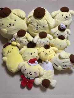 ポムポムプリン レトロ ぬいぐるみ まとめ売り - メルカリ