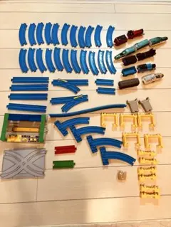 プラレール まとめ売り！サウンド駅レール・蒸気機関車、トーマス、加速減速レール等