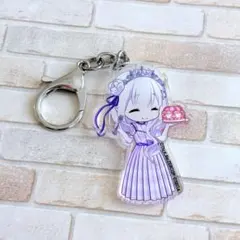 リゼロ　アクリルキーホルダー　エミリア