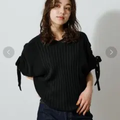 【 AZULBYMOUSSY 】 2WAY ドローストリング ルーズニット