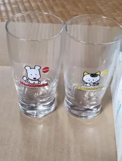 昭和レトロTAMA & FRIENDSコップ2個 うちのタマ知りませんか グラス