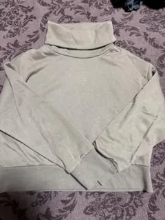 ZARA タートルネックセーター Mサイズ カーキー