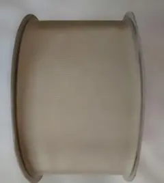 高級グログランリボン☆75mm幅　2メートル　134番色　ベージュ