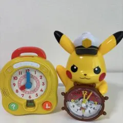 ポケモン ピカチュウ 時計 2点セット