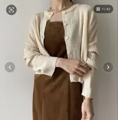 ベロアワンピース　キャミワンピース　callautia