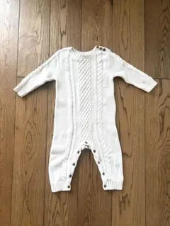 クリスマス値下GAP コットンニットロンパース　80cm ちょっとした撮影にも！