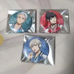 ウィンブレ 和服×スカジャン 缶バッジ 梅宮一 椿野佑 梶蓮