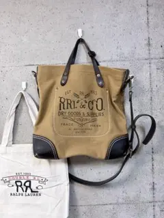 RRL 2WAY トート ショルダー ラルフローレン　オマケ付きのサムネイル
