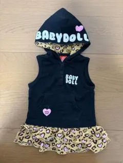 BABYDOLL ワンピース レオパード柄 90サイズ