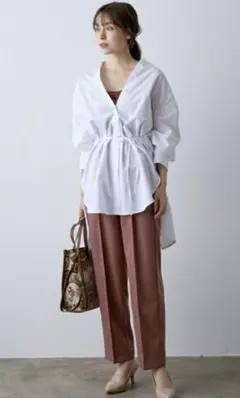 vis テーパードパンツ