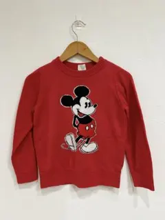 ブリーズ　ミッキーマウス 赤 セーター