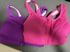 スポーツブラ Sサイズ ピンク パープル　2枚