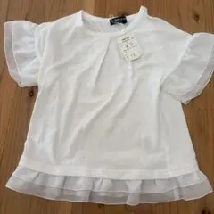 コムサイズム　ホワイト フリル袖 Tシャツのサムネイル