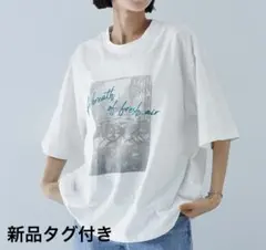 グラフィックTシャツ　ホワイト　Mサイズ