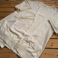 LOWRYS FARM　オーバーサイズリメイクカットソー　イエロー