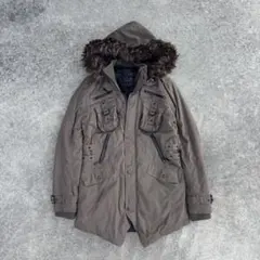 N3-B型 ギミック ミリタリーコート ファーフード付 M y2k グランジ