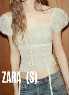 ZARA マッチングコルセットトップス - メルカリ