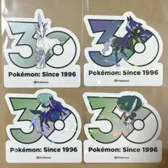 韓国 ポケモン 30周年記念 ステッカー バドレックス こくば