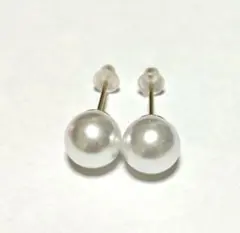 ピアス k18 ゴールド 高品質 パール 金属アレルギー対応 金18 上品 人気のサムネイル