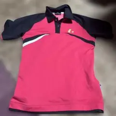LUCENT テニス ポロシャツ レッド ブラック S