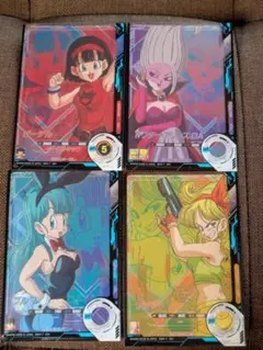ドラゴンボールスーパーダイバーズ 5弾 LPUR ブルマ ランチなど4種 set