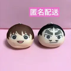 忍たま乱太郎　おまんじゅうにぎにぎマスコット　山田伝蔵　土井半助　2個セット