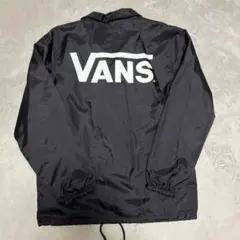 ベック様　ヴァンズVANS ブラック ナイロンジャケット コーチジャケットS