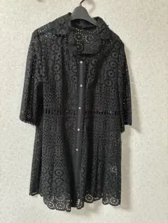 ロング　レースカーディガン　夏用