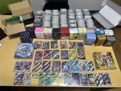 【未開封Box付き！】ポケカ引退品　約9000枚　デッキ14個＋スリーブ・ケース